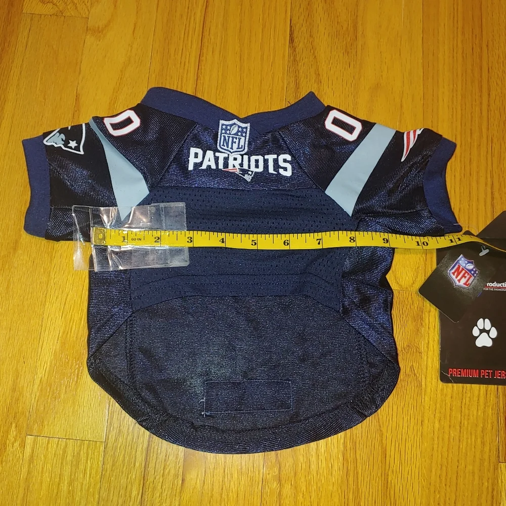 SMALL Dog Licensed Gear New England Patriots Pet Premium Football Jersey
